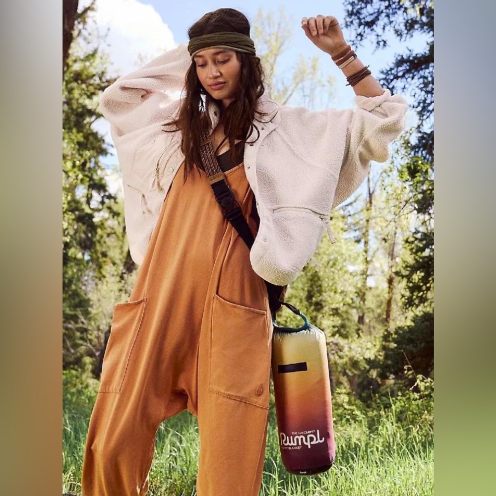 Free People Hot Shot Onesie: Toasted Coconut🥥